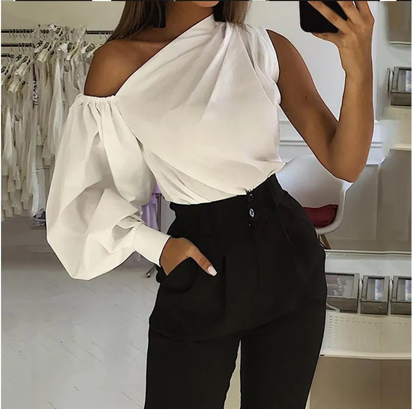 Ivory Elegance Blouse